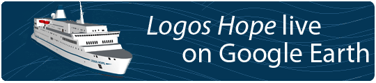 See Logos Hope live on Google Earth